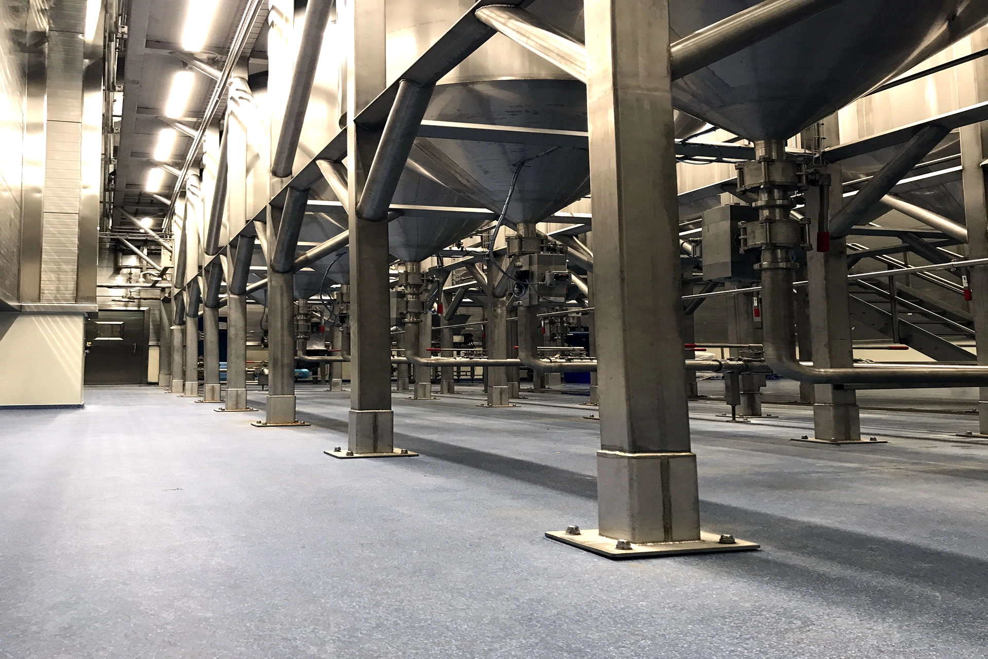 carbon steel and stainless steel platforms