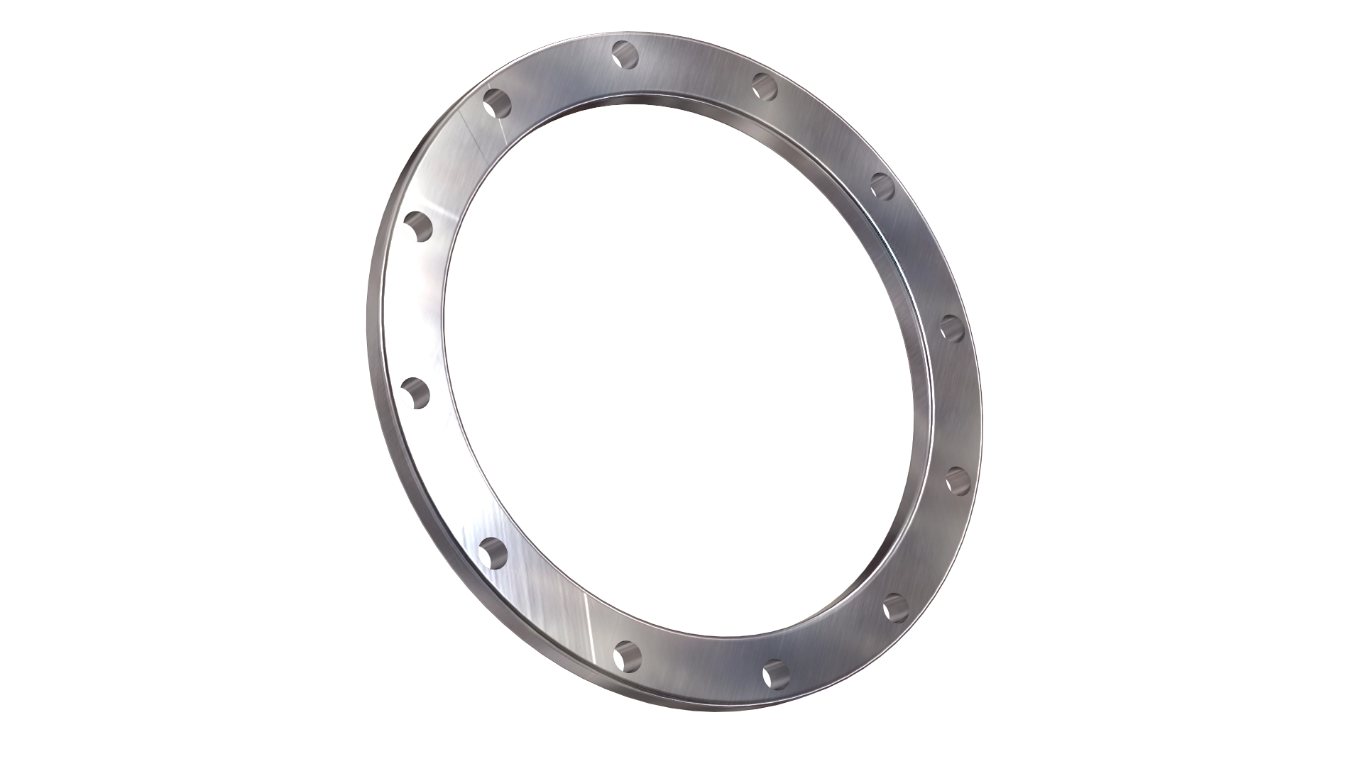 stainless and powder coated carbon steel flange